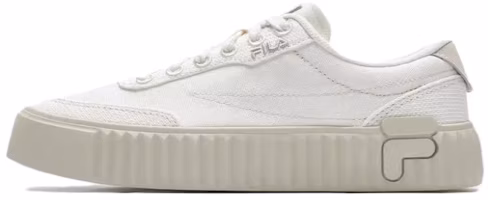 (Women) FILA Gear 'White Canvas Low' F12W432310FMM (Women) FILA Gear 'White Canvas Low' F12W432310FMM