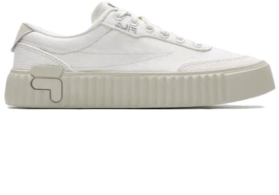 (Women) FILA Gear 'White Canvas Low' F12W432310FMM Order (Women) FILA Gear 'White Canvas Low' F12W432310FMM