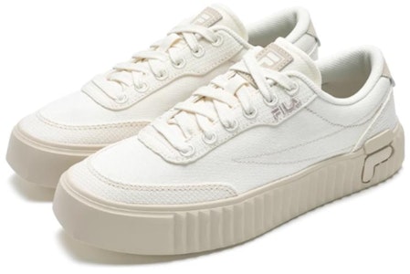 (W) FILA 鞋履 '白色低帮帆布' F12W432310FMM Lookbook (W) FILA 鞋履 '白色低帮帆布' F12W432310FMM