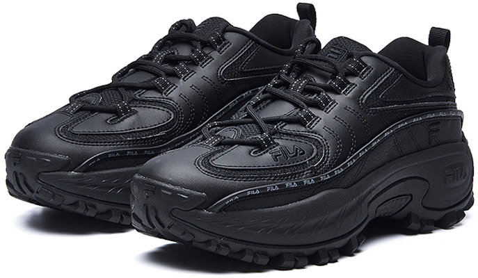 (W) FILA Gear Sneakers ''Schwarz'' F12W044122FBK Lookbook (W) FILA Gear Sneakers ''Schwarz'' F12W044122FBK