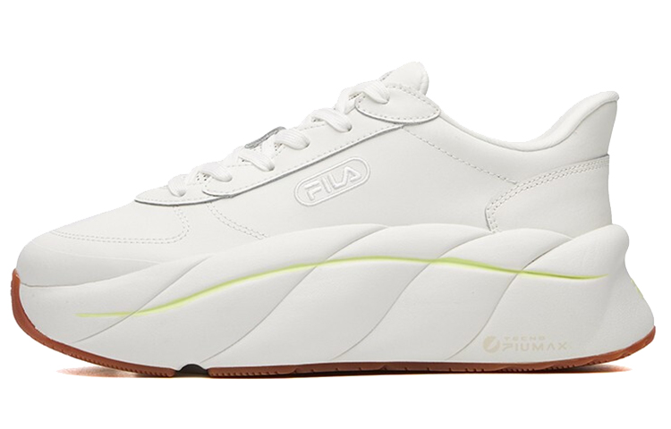 (Women) FILA Gelato Low-Top Running Shoes White F12W114207FLW