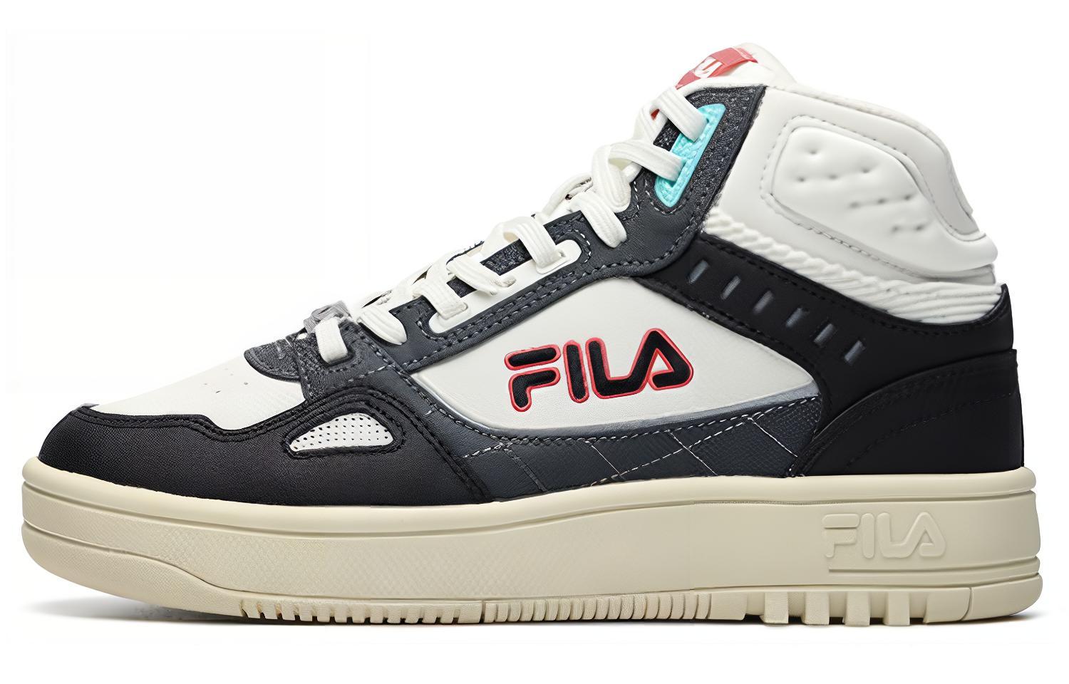 (Women) FILA Glory Mid 'Black White' F12W141216FWB