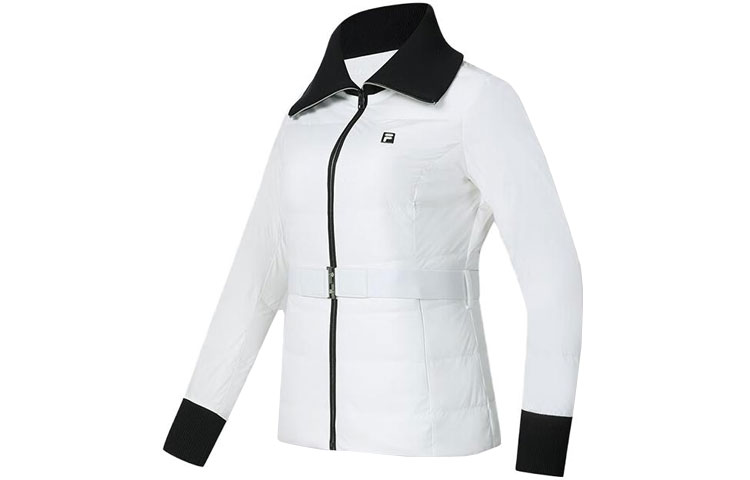 (Women) FILA Golf  Colorblock Down Jacket Outdoor Warmth - White Jade. A11W415902F-WT 圖 4