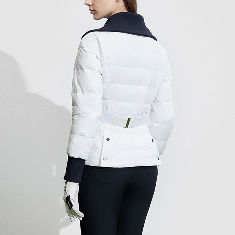 (Women) FILA Golf  Colorblock Down Jacket Outdoor Warmth - White Jade. A11W415902F-WT 圖 6