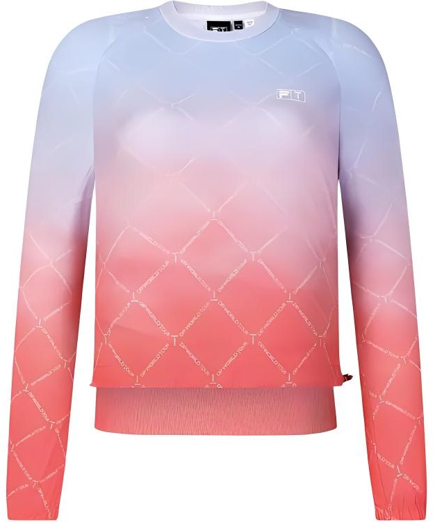 women-fila-golf-gradient-raglan-long-sleeve-pullover-t-shirt-red-fashion-a11-w435206-f