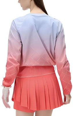 (W) FILA 高爾夫漸層配色長袖拉克蘭上衣 - 紅色時尚款式 A11W435206F Details for (W) FILA 高爾夫漸層配色長袖拉克蘭上衣 - 紅色時尚款式 A11W435206F