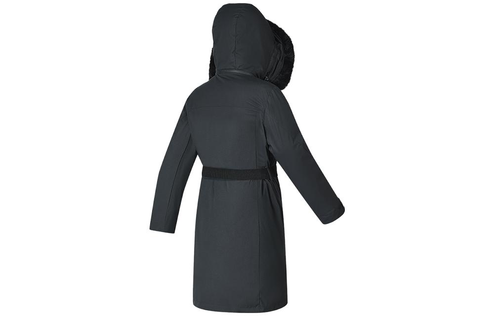 (Women) FILA Golf  Long Down Jacket with Hood Solid Black. A11W345904F-BK 圖 3