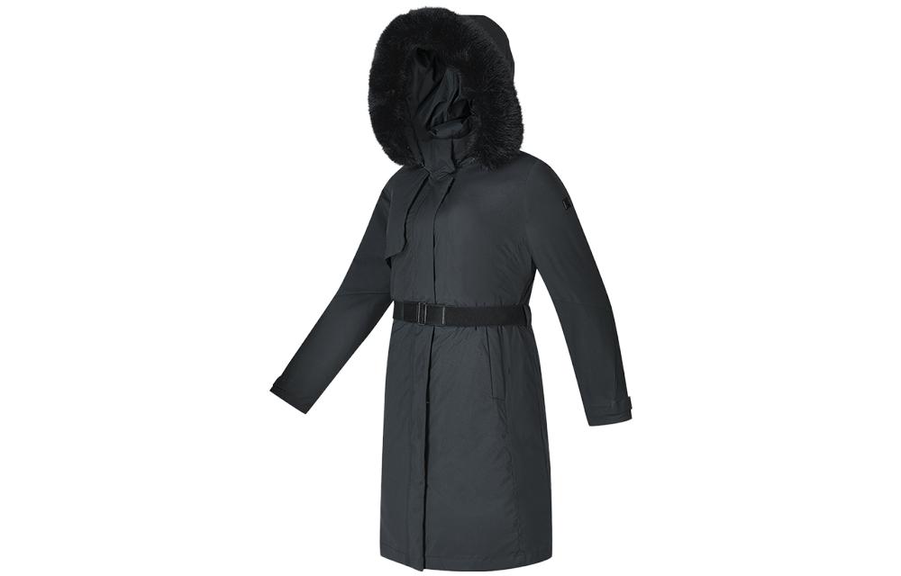 (Women) FILA Golf  Long Down Jacket with Hood Solid Black. A11W345904F-BK 圖 4