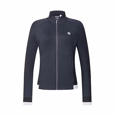 (Women) FILA Golf Retro Letter Print Knit Track Jacket - Legend Blue. A11W415503F-NV