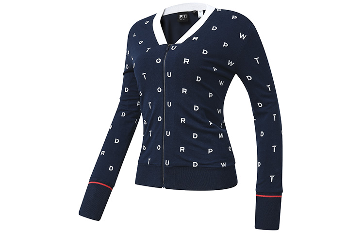 Buy (Women) FILA Golf  Slim Fit Full-Zip Knit Jacket in Sea Evening Blue. A11W315402F-DB