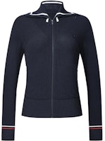 (W) FILA ゴルフ 無地 ポロニット 長袖シャツ - レジェンダリーブルー A11W415404FNV Order (W) FILA ゴルフ 無地 ポロニット 長袖シャツ - レジェンダリーブルー A11W415404FNV