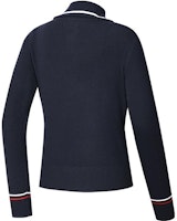 (W) FILA ゴルフ 無地 ポロニット 長袖シャツ - レジェンダリーブルー A11W415404FNV Lookbook (W) FILA ゴルフ 無地 ポロニット 長袖シャツ - レジェンダリーブルー A11W415404FNV