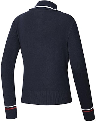 (Women) FILA Golf Solid Color Polo Knit Long Sleeve Shirt - Legendary Blue A11W415404FNV Lookbook (Women) FILA Golf Solid Color Polo Knit Long Sleeve Shirt - Legendary Blue A11W415404FNV