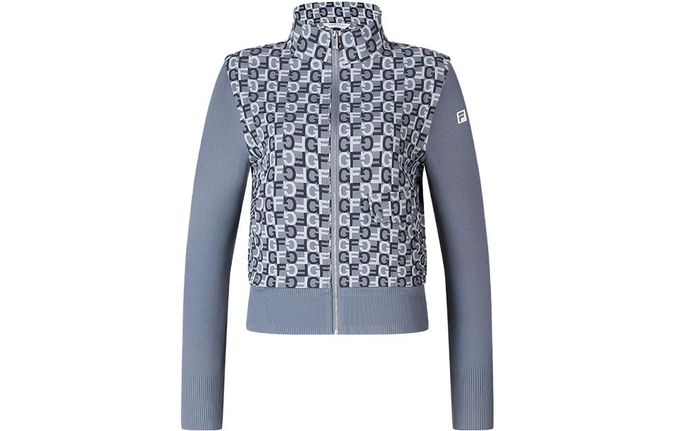 (Women) FILA Golf Retro Printed High-neck Windbreaker Jacket A11W345702F-ZB