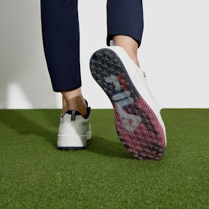 FILA斐樂 舒適百搭 減震防滑 低幫 高爾夫球鞋 女款 明亮白 4