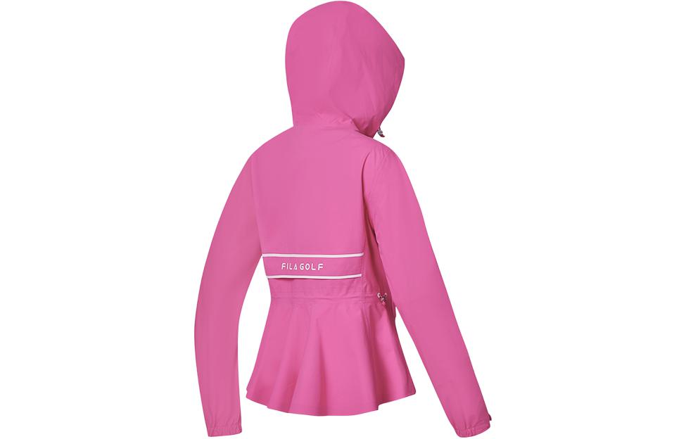 Lookbook (W) FILA 高爾夫純色連帽織布外套 - 冷酷紅 A11W415710F-RD