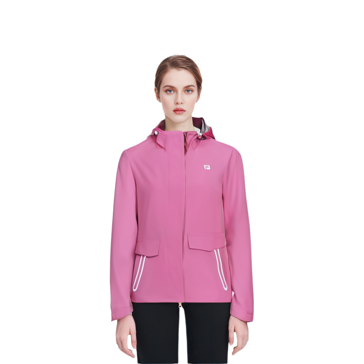 Purchase (W) FILA 高爾夫純色連帽織布外套 - 冷酷紅 A11W415710F-RD