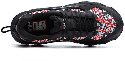 Have A Good Time x Fila 斐樂 低幫老爹鞋 女款 黑色 滿印 Lookbook Have A Good Time x Fila 斐樂 低幫老爹鞋 女款 黑色 滿印