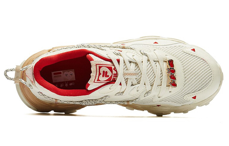 Shop (W) Sepatu FILA Heritage-FHT Daddy Putih F12W124166FSW