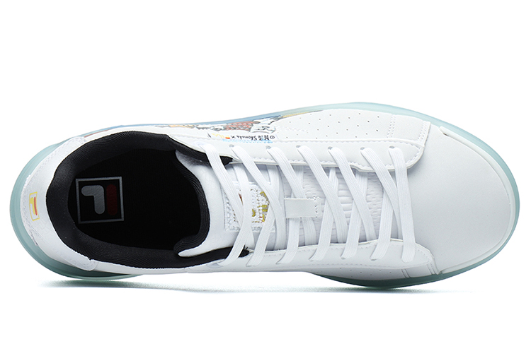 Shop (W) FILA Heritage FHT Low-Top Sneakers Wit/Groen F12W134352FWT