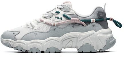 (Women) FILA Heritage-FHT Low-Top White/Gray F12W134108FBL (Women) FILA Heritage-FHT Low-Top White/Gray F12W134108FBL
