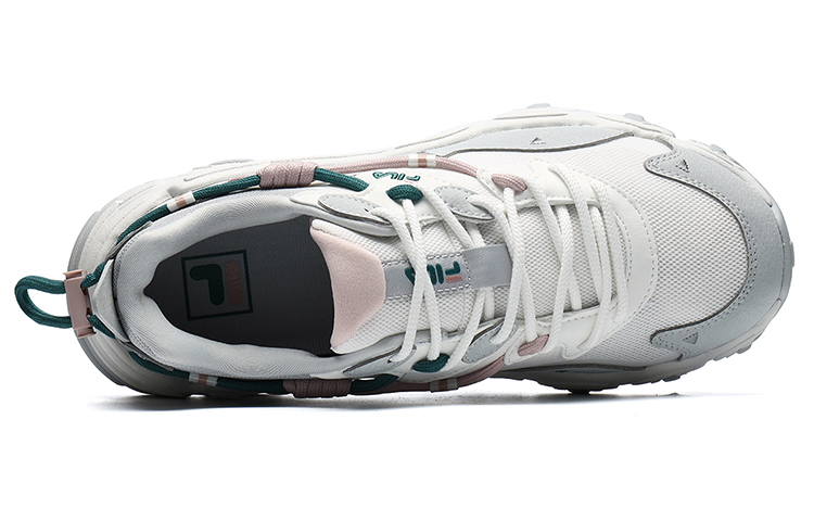 Order (W) FILA Heritage-FHT Low-Top Putih/Kelabu F12W134108FBL