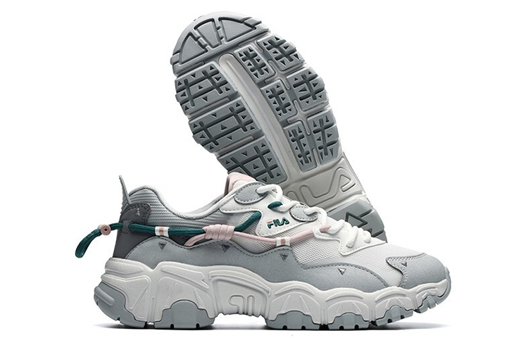 Shop (W) FILA Heritage-FHT Low-Top Putih/Kelabu F12W134108FBL