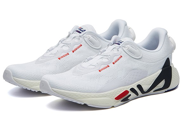 Lookbook FILA 斐樂 傳承系列 健身運動 透氣 低幫 跑步鞋 女款 白色