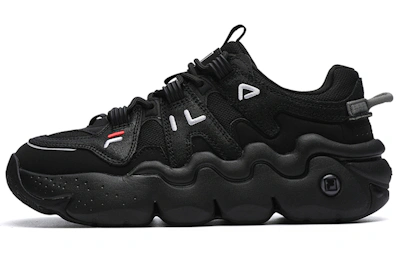 (Women) FILA Retro Basketball Shoes Black