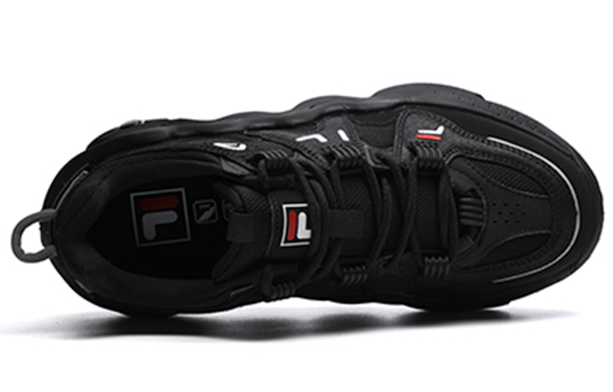 (Women) FILA Retro Basketball Shoes Black