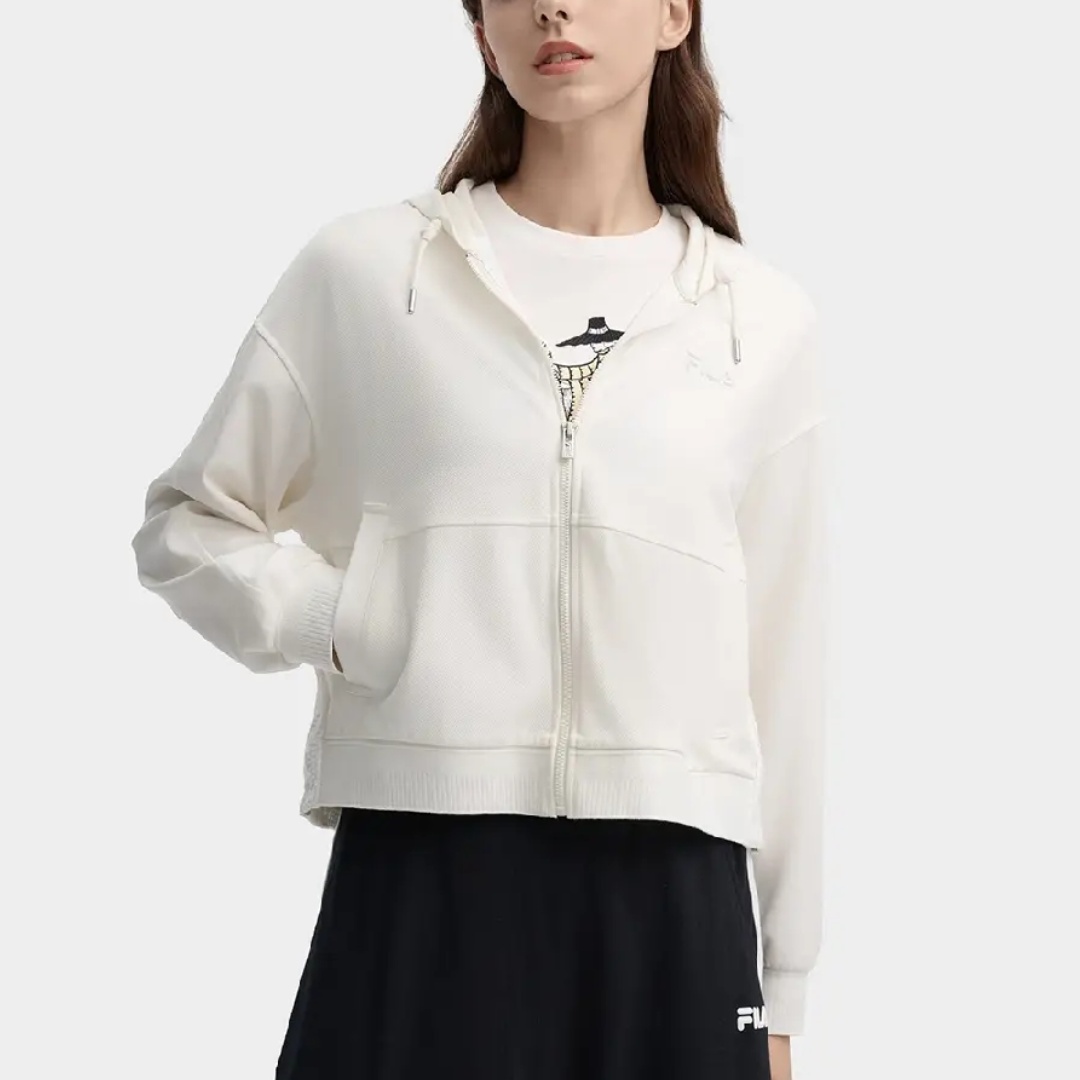 Purchase (W) Chaqueta Casual de Punto FILA HERITAGE - Blanca. F11W438501F-WT