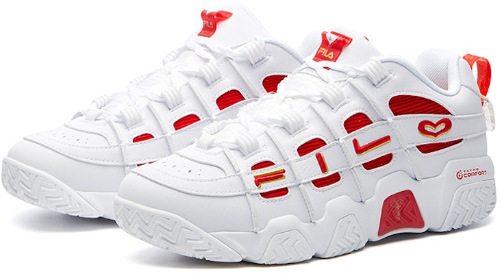 (Women) FILA Heritage White/Red F12W111228FFR Lookbook (Women) FILA Heritage White/Red F12W111228FFR
