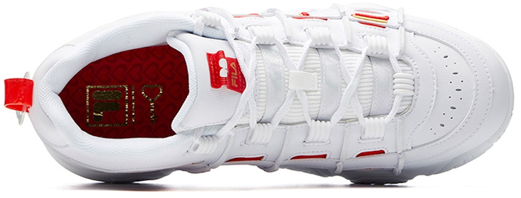 (Women) FILA Heritage White/Red F12W111228FFR Shop (Women) FILA Heritage White/Red F12W111228FFR