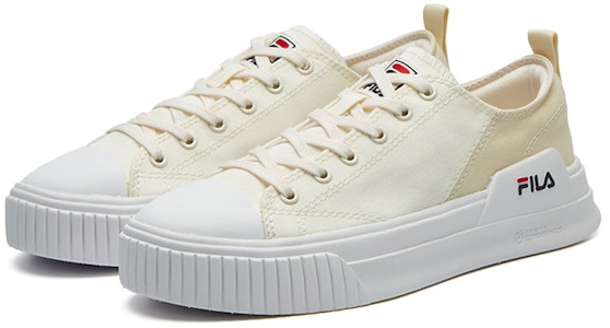 (W) FILA Heritage-FHT 轻便运动鞋 米色/黄色 F12W124357FGA Order (W) FILA Heritage-FHT 轻便运动鞋 米色/黄色 F12W124357FGA