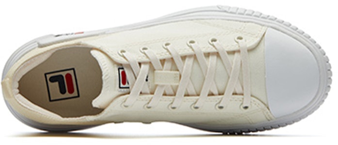 (W) FILA Heritage-FHT 轻便运动鞋 米色/黄色 F12W124357FGA Lookbook (W) FILA Heritage-FHT 轻便运动鞋 米色/黄色 F12W124357FGA