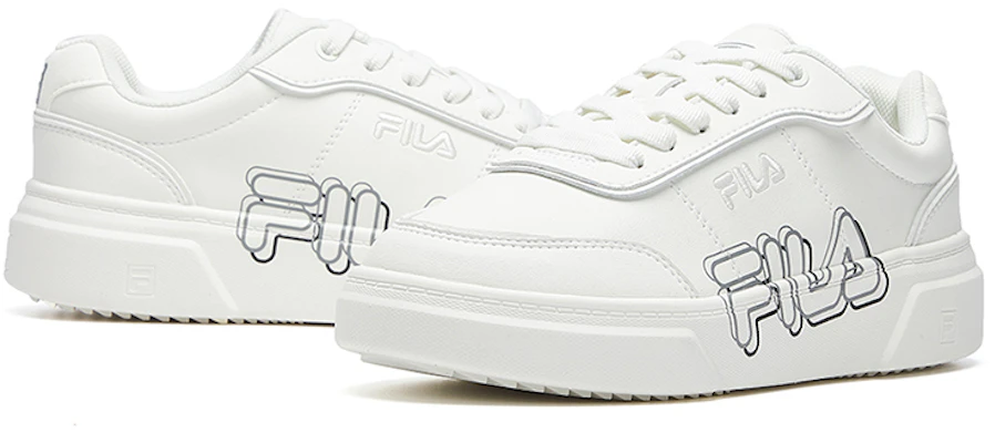 (W) 휠라 헤리티지 FHT 시리즈 로고 화이트 F12W031303FSW Shop (W) 휠라 헤리티지 FHT 시리즈 로고 화이트 F12W031303FSW