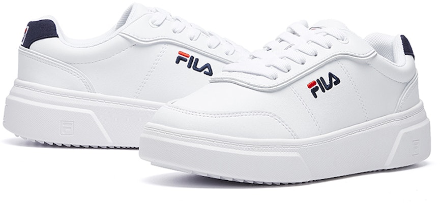 (W) 휠라 헤리티지 FHT 시리즈 패션화 화이트/블루 F12W031303FWT Shop (W) 휠라 헤리티지 FHT 시리즈 패션화 화이트/블루 F12W031303FWT