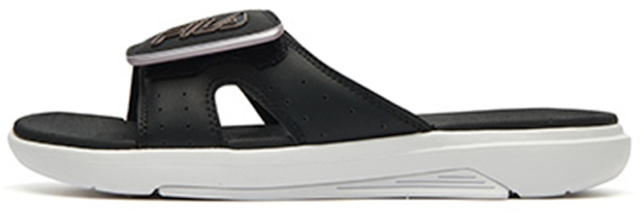 (W) FILAヘリテージ FHT スリッパ (黒) A12W122702FBK Buy (W) FILAヘリテージ FHT スリッパ (黒) A12W122702FBK