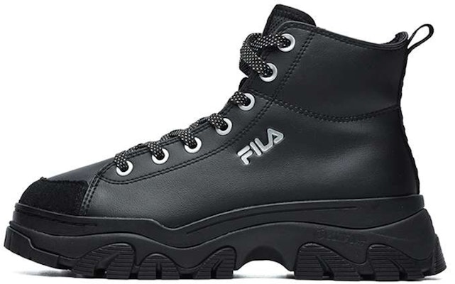 (Women) FILA High-Top Leather Work Boot 'Black' F12W144403FBK Buy (Women) FILA High-Top Leather Work Boot 'Black' F12W144403FBK