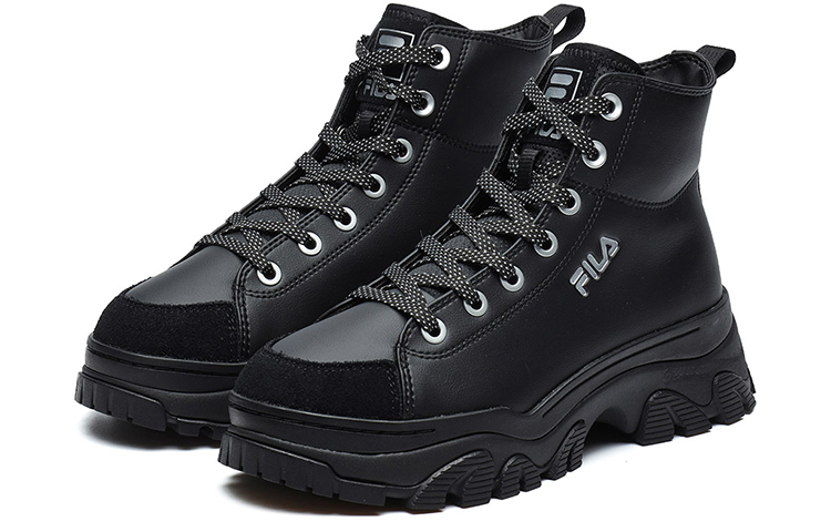 Lookbook (Women) FILA High-Top Leather Work Boot 'Black' F12W144403FBK