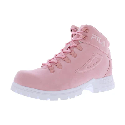(W) FILA High-Top Outdoor 'Pink-White'