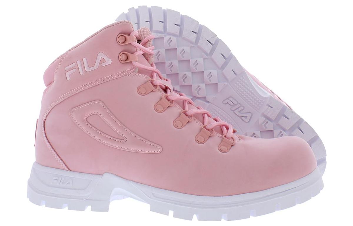 Shop (Women) FILA High-Top Outdoor 'Pink-White' 5HM00566-661
