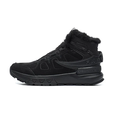 (W) FILA High-Top Racing Sneakers 'Outdoor Black'
