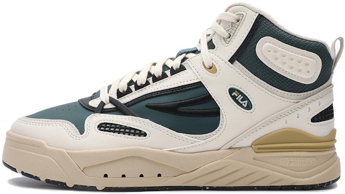 (Women) FILA High-Top Sneakers 'White Green' F12W341212FBP Buy (Women) FILA High-Top Sneakers 'White Green' F12W341212FBP