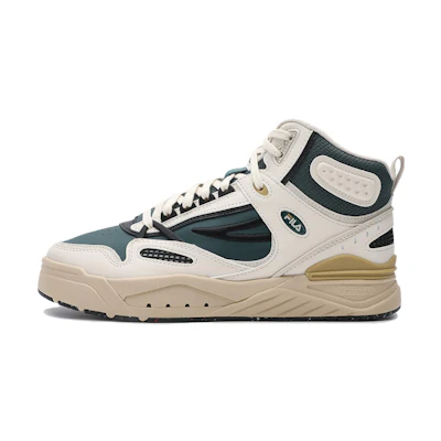 (W) FILA High-Top Sneakers 'White Green'