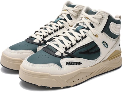 (W) Sneakers FILA Tinggi 'Putih Hijau' F12W341212FBP Order (W) Sneakers FILA Tinggi 'Putih Hijau' F12W341212FBP