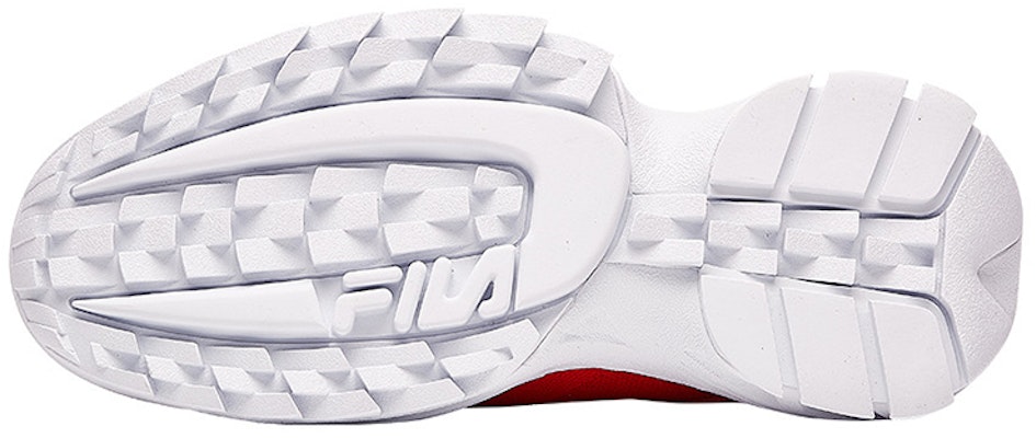 Fila 斐樂 白色特別款 高帮運動鞋 女款 紅 Details for Fila 斐樂 白色特別款 高帮運動鞋 女款 紅