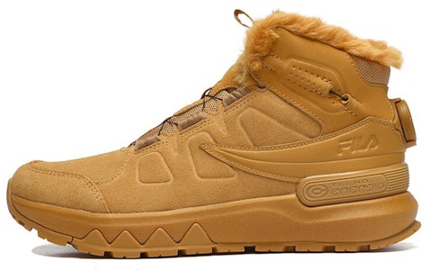 FILA斐乐 緩震 戶外專業 加絨 防滑 高邦 跑步鞋 女款 蜂蜜黃 Buy FILA斐乐 緩震 戶外專業 加絨 防滑 高邦 跑步鞋 女款 蜂蜜黃