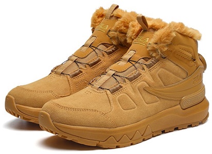 FILA斐乐 緩震 戶外專業 加絨 防滑 高邦 跑步鞋 女款 蜂蜜黃 Order FILA斐乐 緩震 戶外專業 加絨 防滑 高邦 跑步鞋 女款 蜂蜜黃