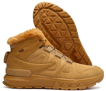 FILA斐乐 緩震 戶外專業 加絨 防滑 高邦 跑步鞋 女款 蜂蜜黃 Purchase FILA斐乐 緩震 戶外專業 加絨 防滑 高邦 跑步鞋 女款 蜂蜜黃